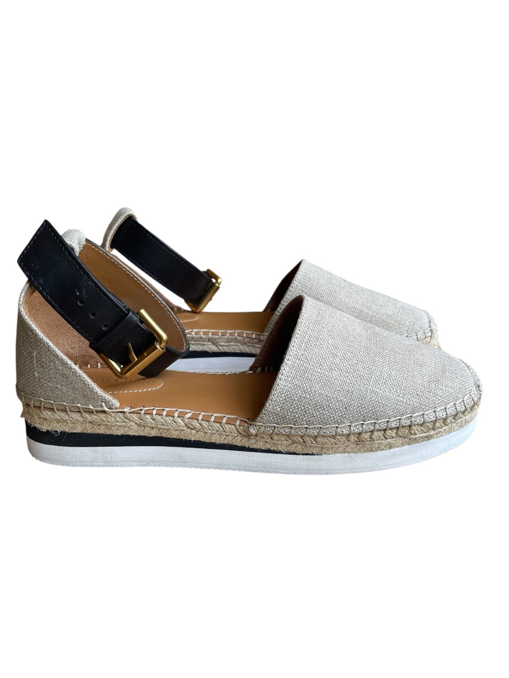 See By Chlo Glyn Platform Espadrille Sandals 39